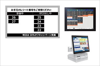 呼び出し番号表示システム「ワンタッチビュー」