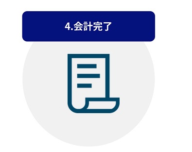 会計完了